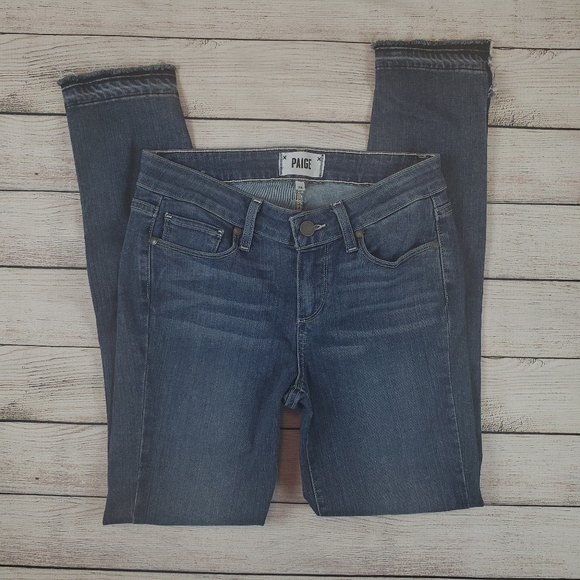 PAIGE Denim - Paige | asymmetrical cuff skinny jeans